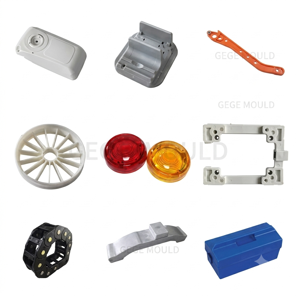 Gege Mould production floor — injection molding and mold tryout area with production equipment in the 3,000 m² facility